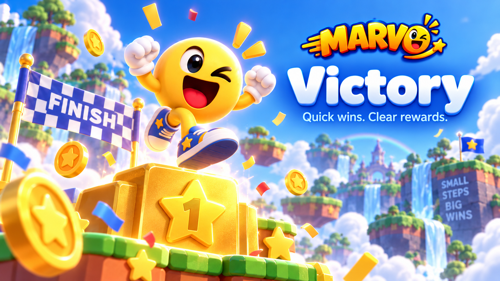 Victory gameplay scene